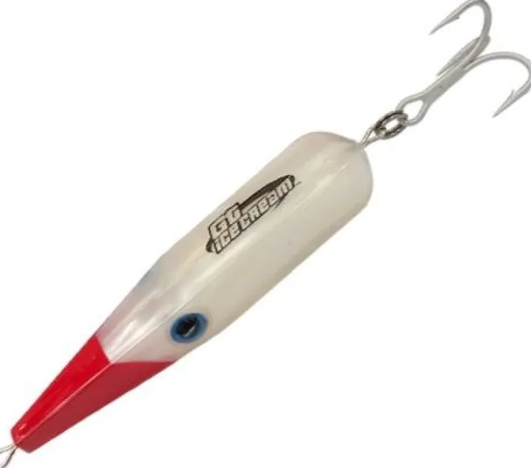 GT ICE CREAM NEEDLE NOSE CASTING PLUG LURE 4oz - Red Head