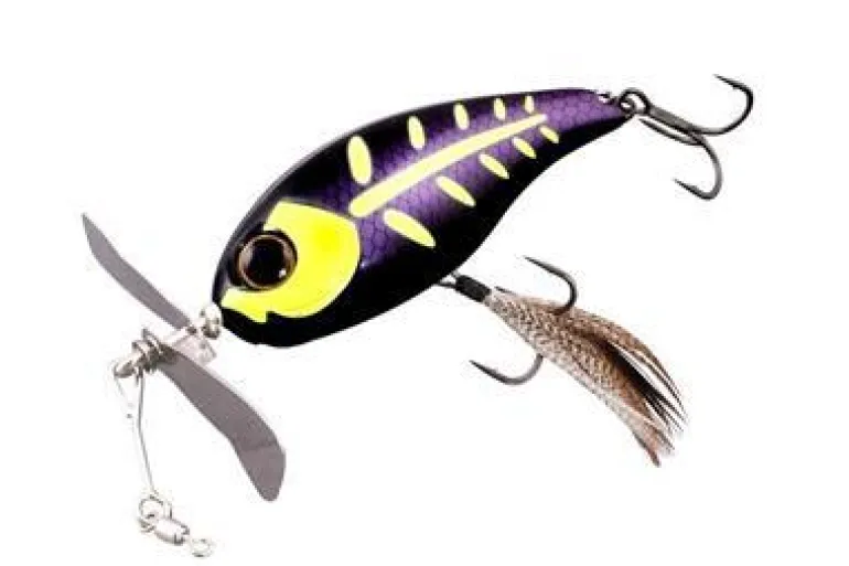 JACKALL CHOP CUT LURE BIB - Black Impact Bone
