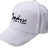 MEGABASS BRUSH LOGO FIELD CAP - WHITE