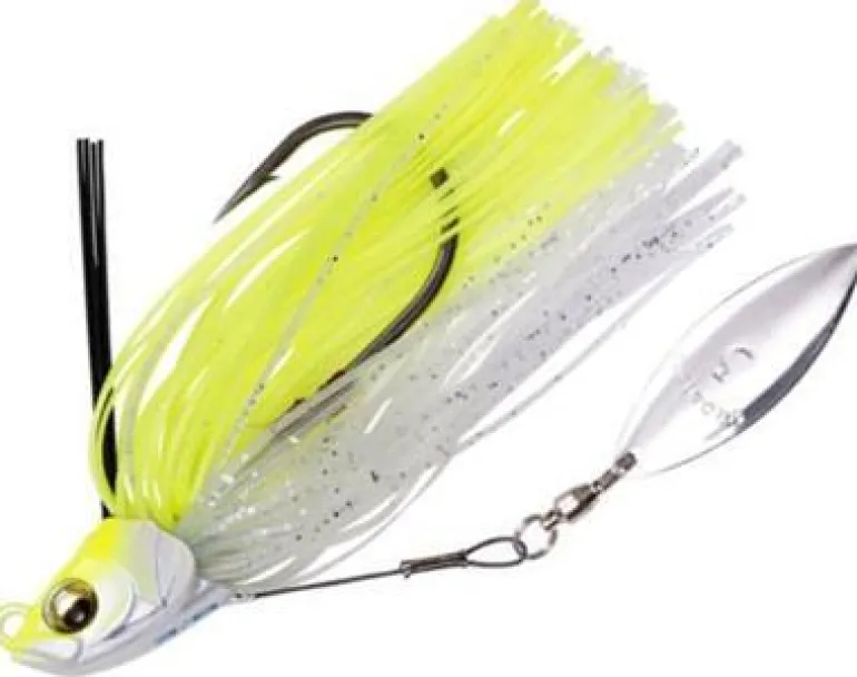 MEGABASS UozE SWIMMER LURE 1/4oz 4/0 - Reaction Chartreuse