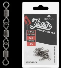MIKADO JAWS TRIPLE SWIVELS XL 35kg