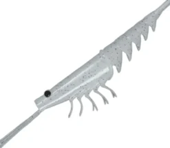 MINTOSS SKIP PRAWN LURE 4 INCH - Salt and Pepper