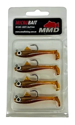 MMD MICROBAIT LURE 55mm LIGHT 3g - UV Lime