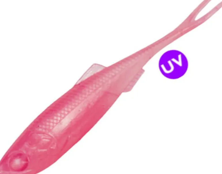 MOLIX RT FORK FLEX LURE 4 INCH - Glowing Pink