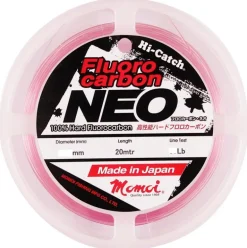 MOMOI HI-CATCH FLUOROCARBON LINE NEO PINK 20m - 30lb