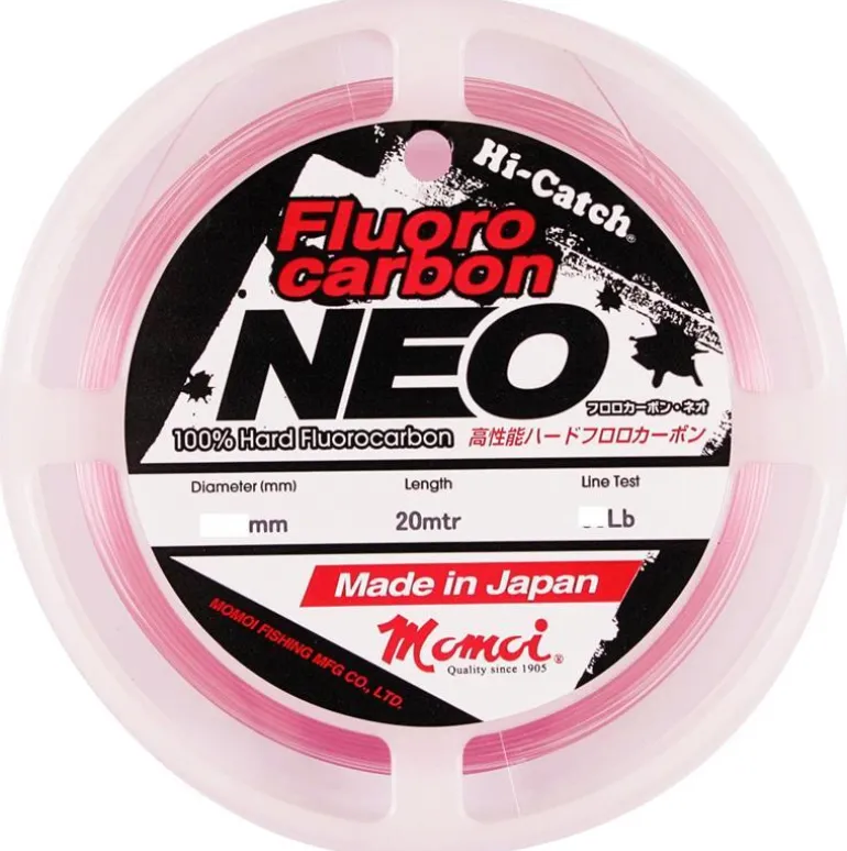 MOMOI HI-CATCH FLUOROCARBON LINE NEO PINK 20m - 30lb