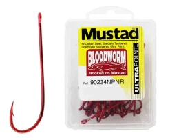 MUSTAD BLOODWORM HOOK BOX - 12