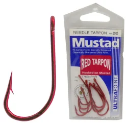 MUSTAD RED TARPON PRE PACK HOOKS - 4