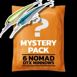 Nomad DTX Minnow Mystery Pack | 6 Lure Bundle for Offshore Trolling | Anglers Warehouse