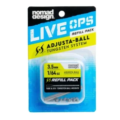 NOMAD LIVE OPS ADJUSTA-BALL TUNGSTEN REFILL PACK - 3.5mm