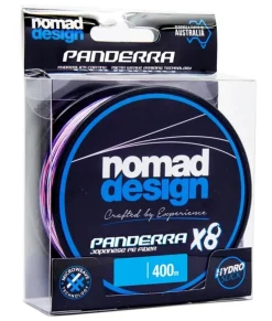 NOMAD PANDERRA X8 BRAID LINE 400m MULTI COLOUR - 20lb