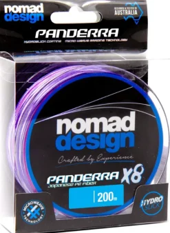 NOMAD PANDERRA X8 BRAID LINE 200m MULTI COLOUR - 6lb