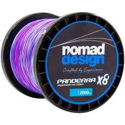 NOMAD PANDERRA X8 BRAID LINE 2000m MULTI COLOUR - 30lb