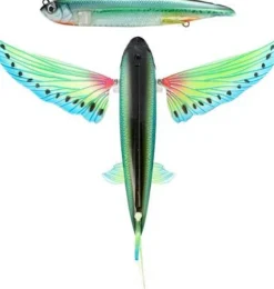 NOMAD SLIPSTREAM 140 FLYING FISH LURE PACK LG - Lumo Glow