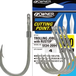 OWNER 5134 JOBU TROLLING RUST STOP HOOKS - 7/0