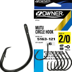 OWNER 5163 MUTU CIRCLE HOOKS - 1/0