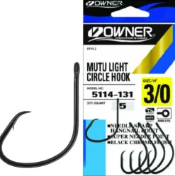 OWNER 5114 MUTU LIGHT CIRCLE HOOKS - 10