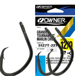 OWNER 5127T GRANDER TOURNAMENT MARLIN CIRCLE HOOKS - 12/0