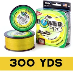 POWER PRO BRAID LINE 300yds YELLOW - 80lb