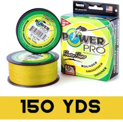 POWER PRO BRAID LINE 150yds YELLOW - 15lb