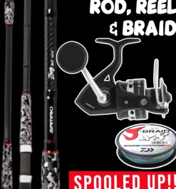 ROD REEL COMBO - PENN PURSUIT IV 5000 REEL, SAMAKI ZING GEN 3 SZG3-1062SH ROD & 20LB DAIWA J-BRAID