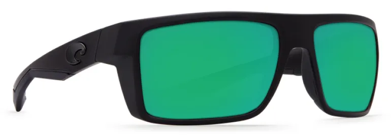 06S9055 COSTA MOTU 580G GLASS POLARIZED SUNGLASSES - Frame: Blackout/ Lens: Green Mirror