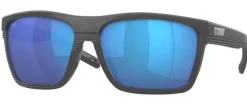 06S9086 COSTA PARGO 580G GLASS POLARIZED SUNGLASSES - Frame: Net Dark Gray/ Lens: Blue Mirror