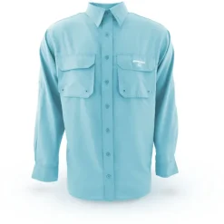 SAMAKI BREEZE LADIES VENTED LONG SLEEVE SHIRT OCEAN MIST - X Small