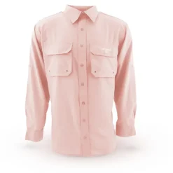 SAMAKI BREEZE LADIES VENTED LONG SLEEVE SHIRT BLUSH - X Small