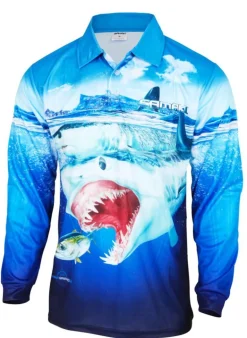 SAMAKI MAKO SHARK LONG SLEEVE SHIRT - Medium