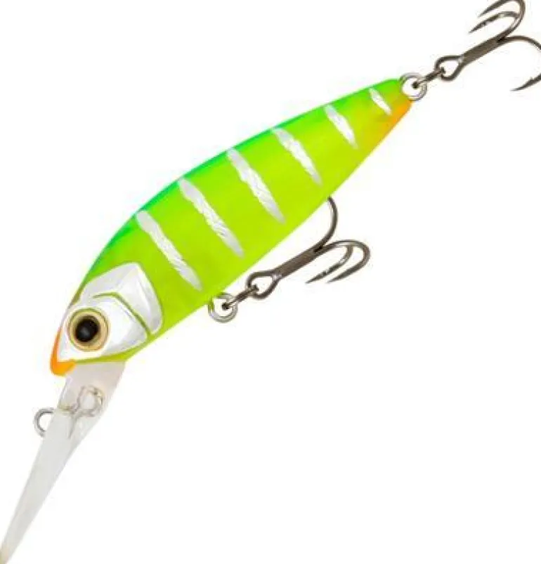 SAMAKI REDIC JERKBAIT MS60 LURE - Lime Tiger UV