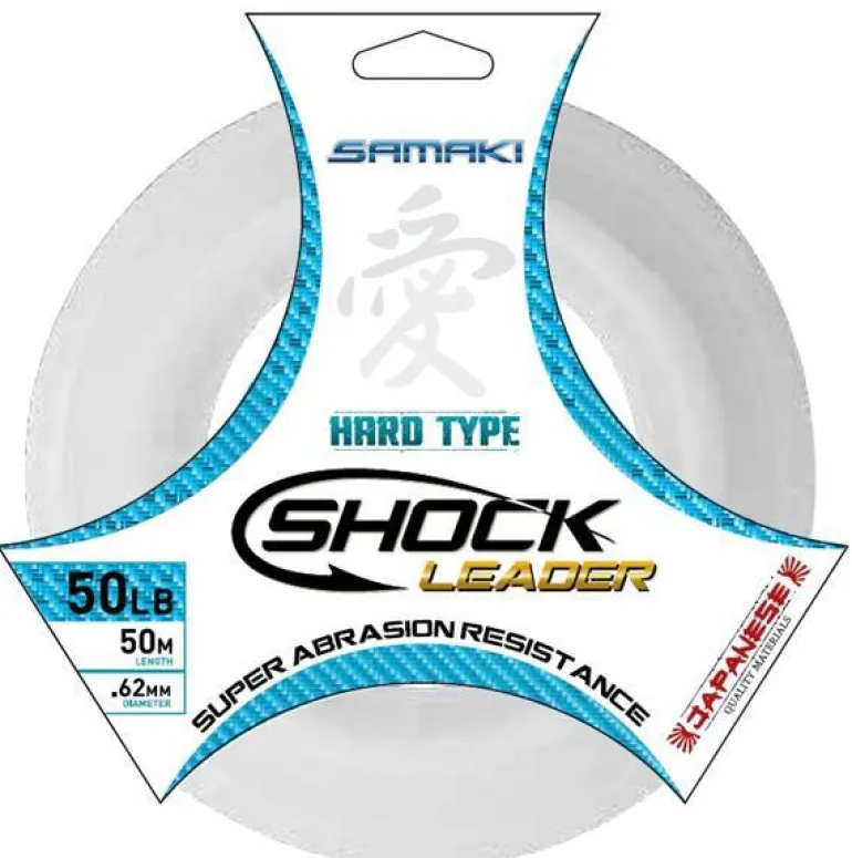SAMAKI SHOCK LEADER HARD TYPE LINE 50m - 130lb