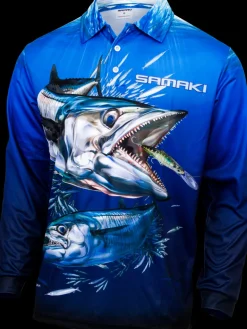 SAMAKI SPANISH MACKEREL KIDS FISHING SHIRT - Size 2