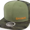 SAMAKI UNDER THE RADAR TRUCKER CAP - OLIVE/ CAMO