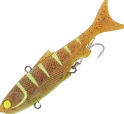SAMAKI VIBELICIOUS VIBE THUMPER TAIL 125mm - 30g LURE - Chartreuse Ginger Squid