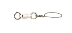 SAMPO DOUBLE RING TOURNAMENT BALL BEARING SNAP SWIVEL - SIZE 3
