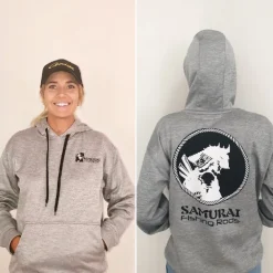 SAMURAI HOODIE JUMPER GREY - Small