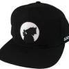 SAMURAI SNAP BACK CAP - BLACK