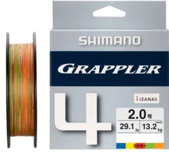 SHIMANO GRAPPLER 4 BRAID LINE 200m MULTI COLOUR - PE 0.8 - 16lb