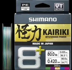 SHIMANO KAIRIKI 8+ BRAID LINE 300m - 15lb