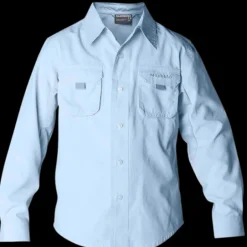 SHIMANO KIDS VENTED SHIRT SKYWAY BLUE BOYS - Size 8