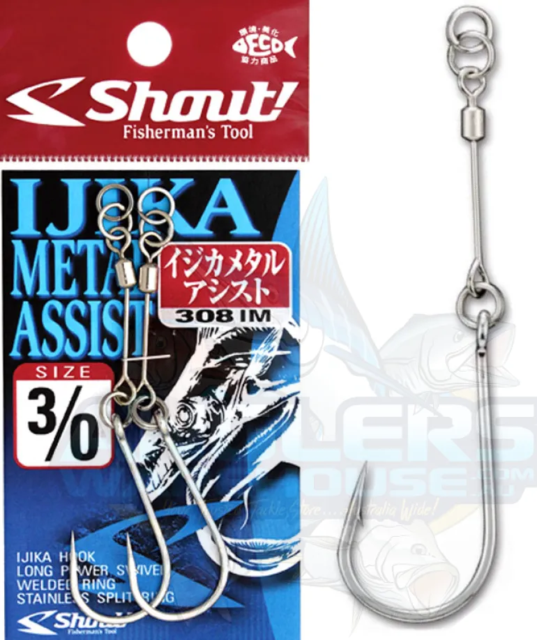 SHOUT IJIKA METAL ASSIST HOOKS - 1/0