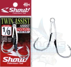 SHOUT TWIN ASSIST HOOKS - 1/0