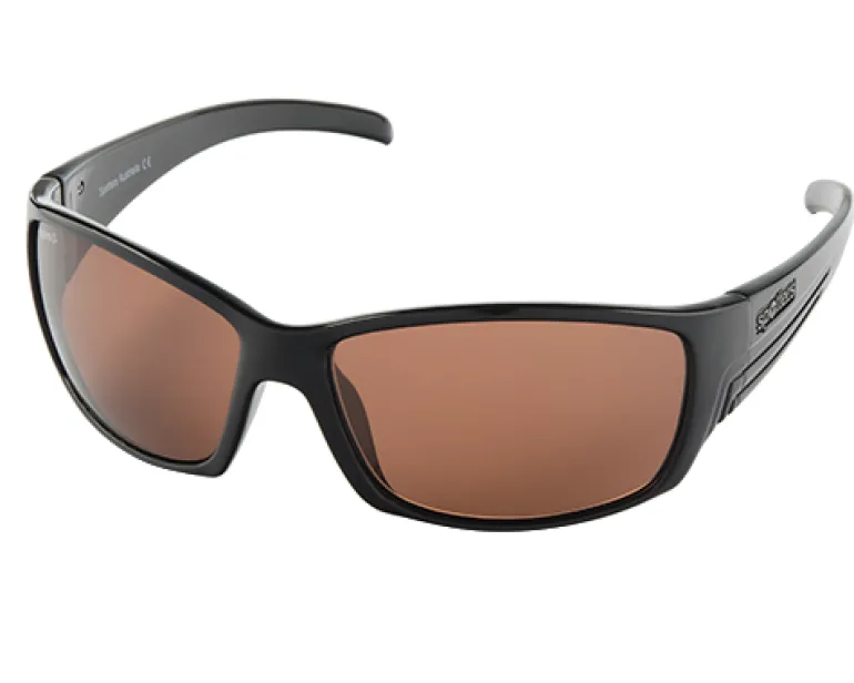 SPOTTERS FURY GLASS POLARIZED SUNGLASSES - Gloss Black - Halide