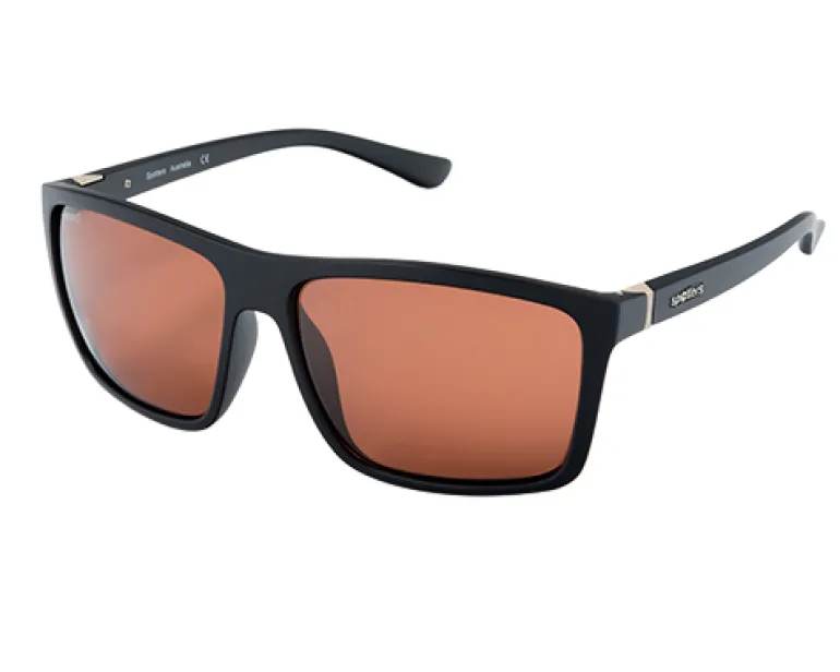 SPOTTERS GRAYSON GLASS POLARIZED SUNGLASSES - Matt Black - Halide