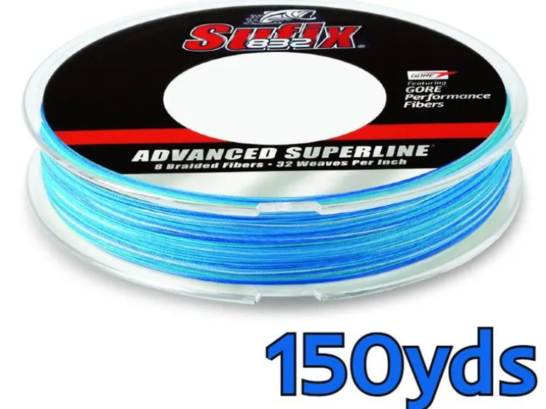 SUFIX 832 BRAID LINE 150yds COASTAL CAMO - 6lb