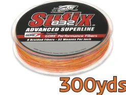 SUFIX 832 BRAID LINE 300yds FIRE CAMO - 6lb