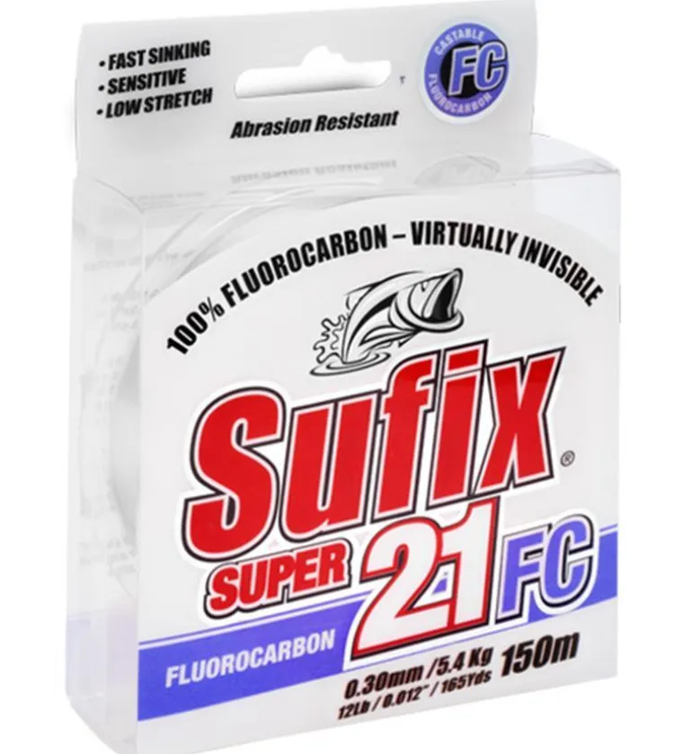 SUFIX SUPER 21 FLUOROCARBON LINE 100m - 4lb