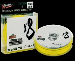 SUFIX X8 BRAIDED LINE 150yds YELLOW - 20lb