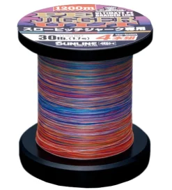 SUNLINE PE JIGGER ULT X4 SPJ BRAID LINE 1200m MULTI - 35lb